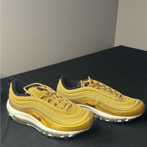 Nike Men’s Air Max 97 in Gold